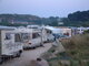 Camping-cars sur le marais marin de Toëno